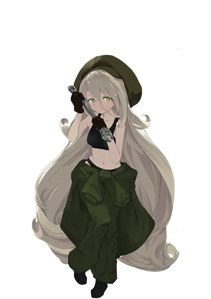 群青的魔女女主角 - 在群青之岛上生活的银发少女